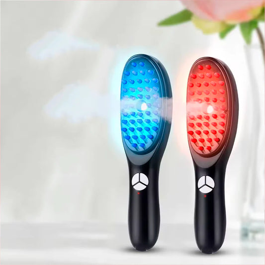 Cepillo Alisador con Luz LED Terapéutica